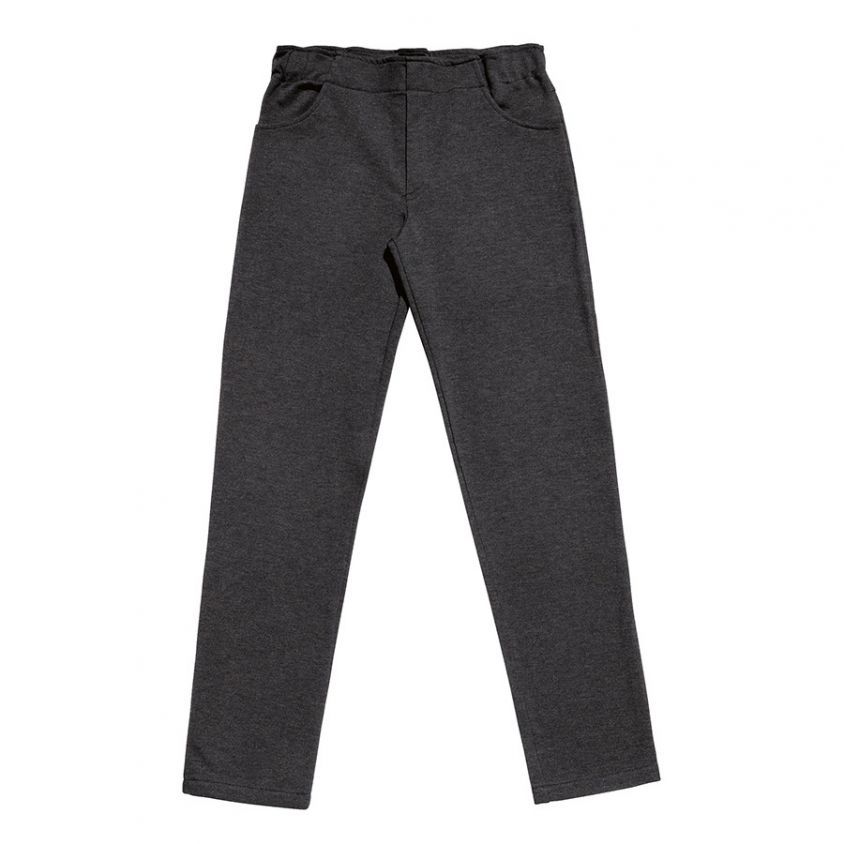 Pantaloni divisa scolastica GIS Lugano grigio melange
